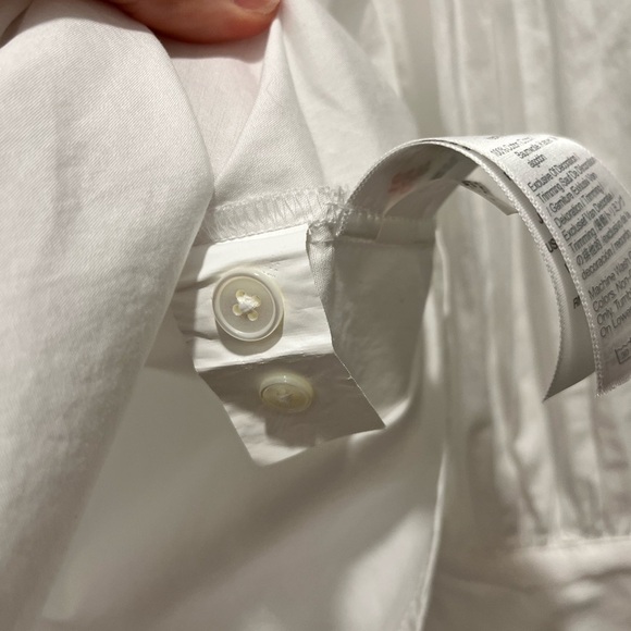 Madewell Embroidered Poplin Balloon-Sleeve Top small NEW Boho cotton cottagecore - Picture 10 of 13